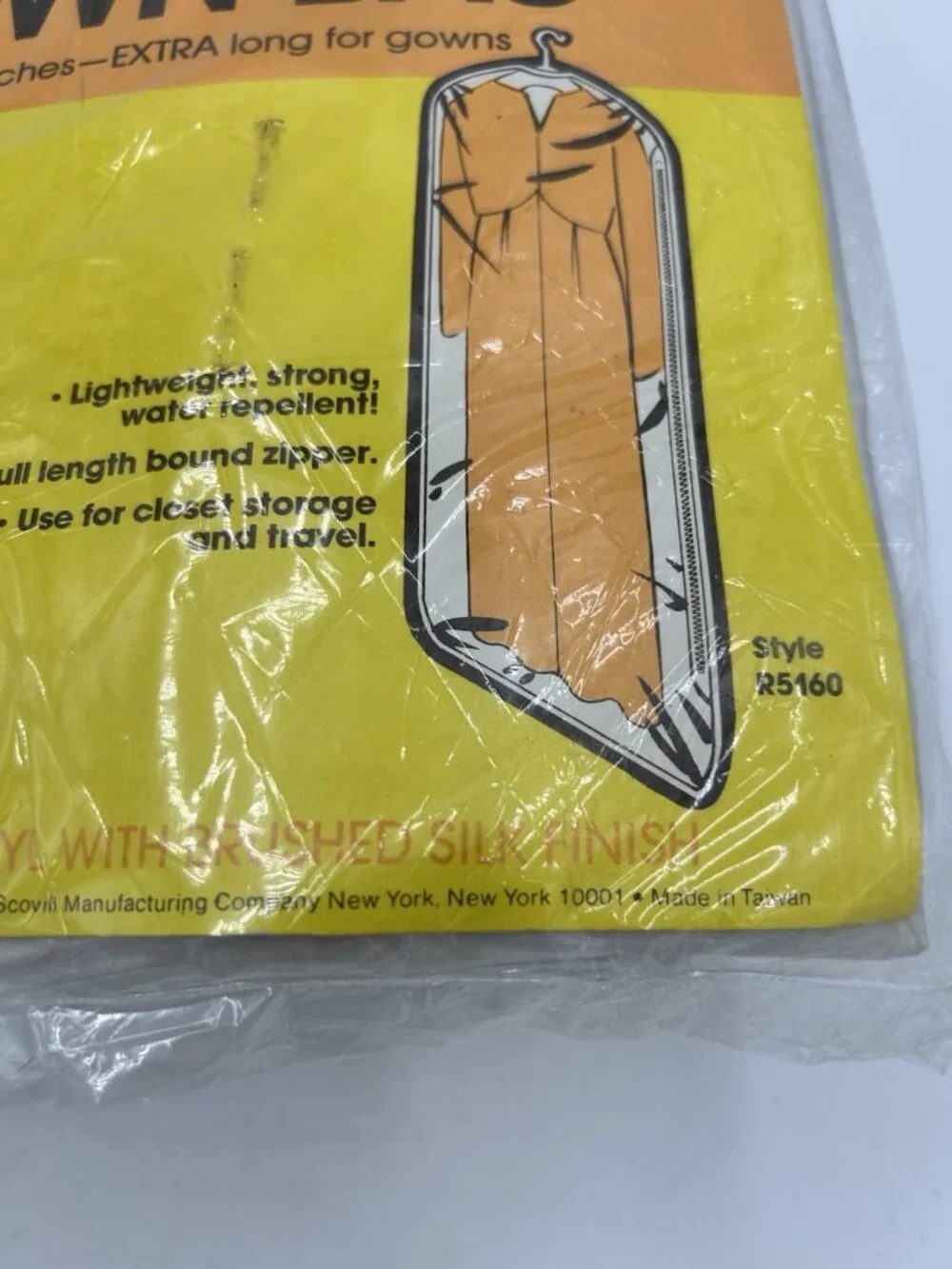 Vintage Scovill Princess House Gown Bag Dress Closet Organizer New Sealed 24x60